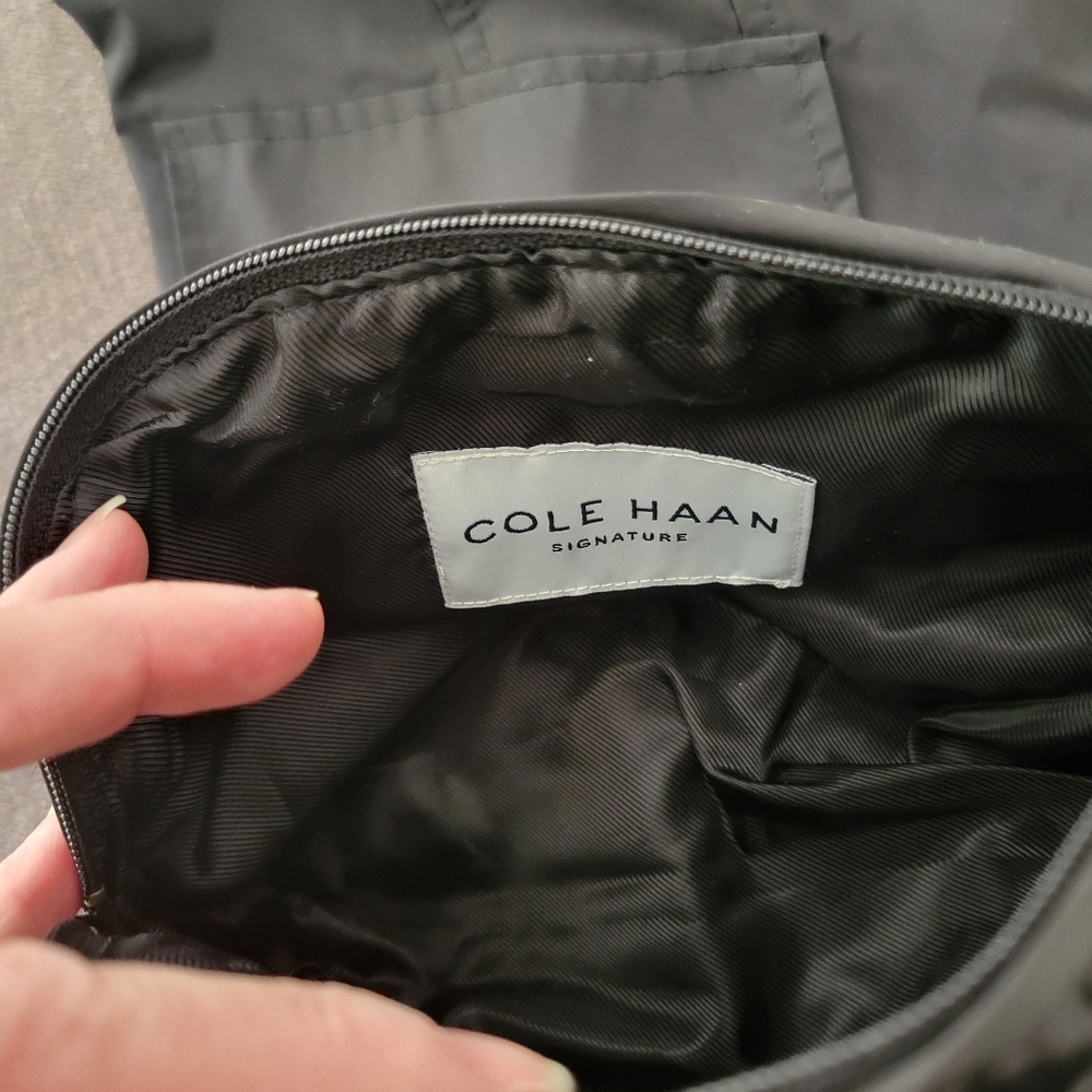 Cole Haan Rain Coat, Size M, Black - Picture 14 of 14